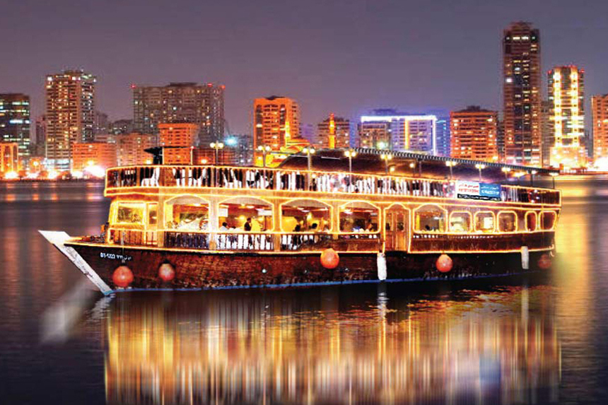 Dhow cruise Marina. 